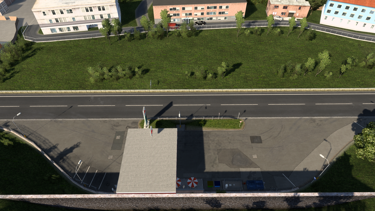 Gas Station Collision Zone