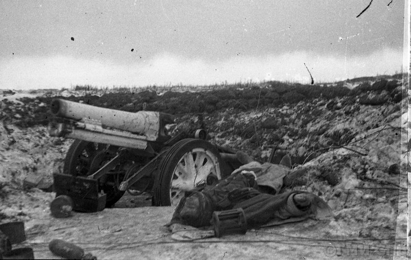 Орудие противника, захваченное при снятии блокады.