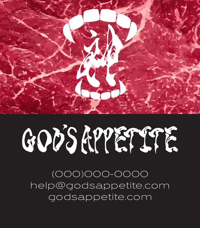 God's Appetite Business Card