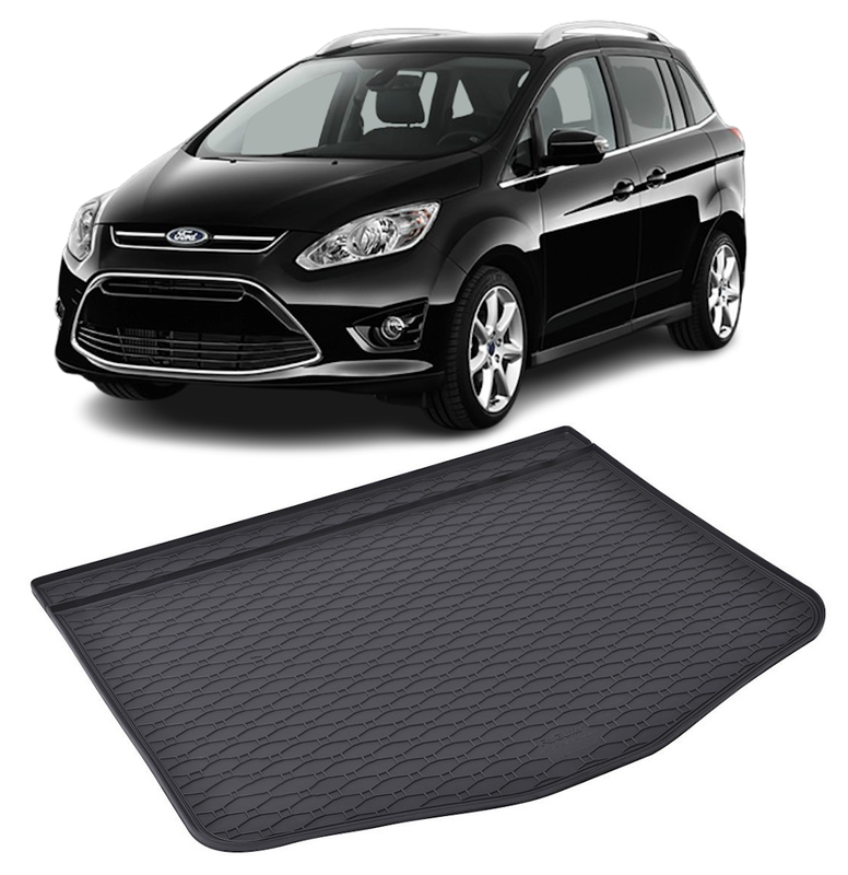 Tavita auto FORD C-MAX 2011-2019, protectie portbagaj, Cri-Flo, din cauciuc 100%, compatibil cu autoturismul FORD C-MAX