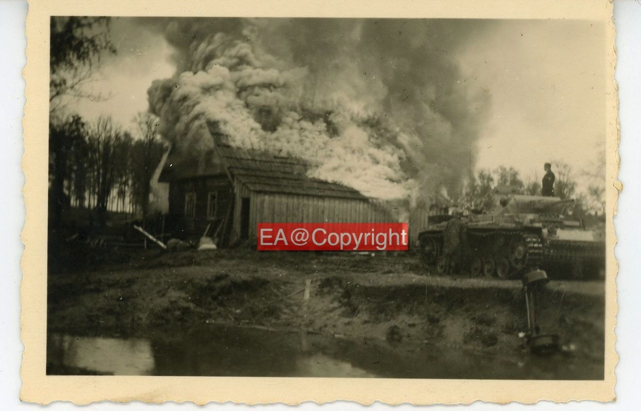 Russland Kämpfe Panzer III Tank Foto