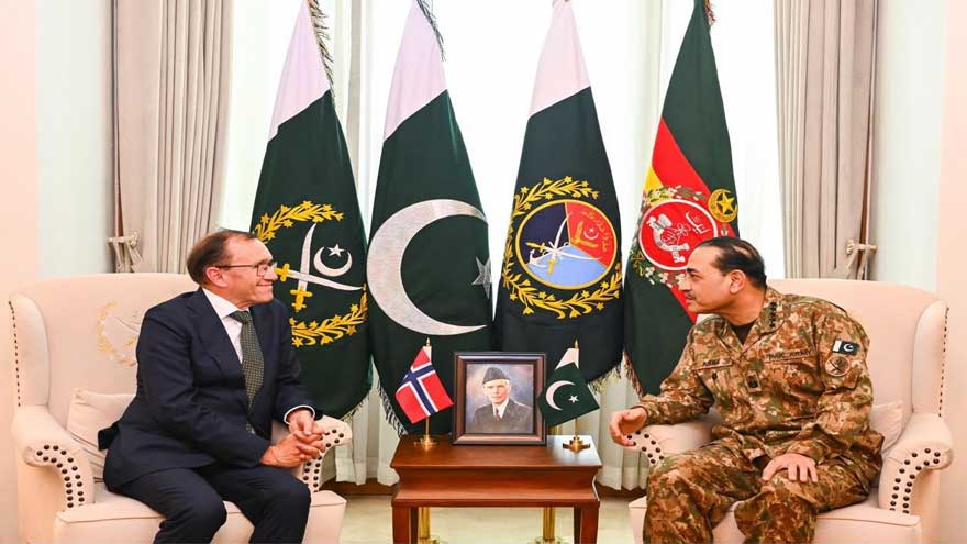 CDF Munir, Norwegian Foreign Minister discuss bilateral relations and regional security