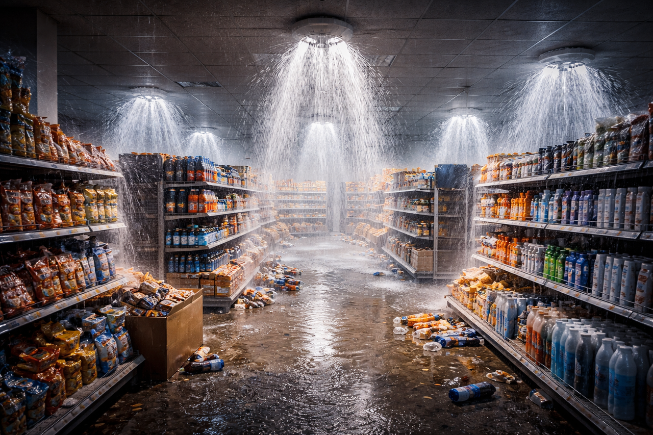 Газовое, порошковое или водяное: какую систему пожаротушения выбрать для серверной, магазина или склада?