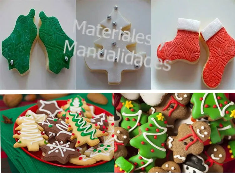 Cortador de galletas muñeco jengibre estrella árbol de navidad p