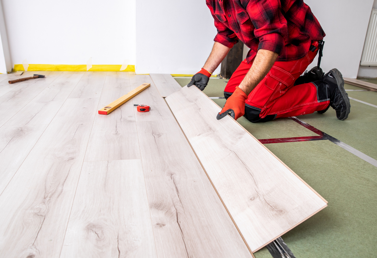 Pérgolas met Instalación de pisos Laminados Parquetálicas acabado tipo madera
