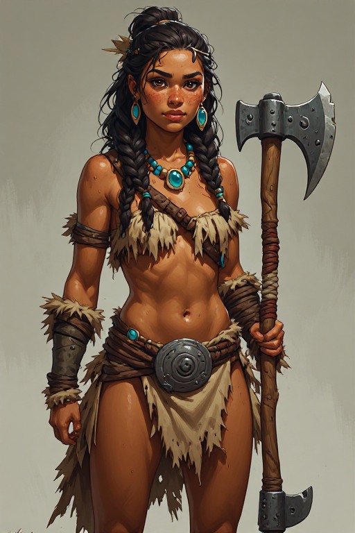 naked-polynesian-girl-warrior-(32)