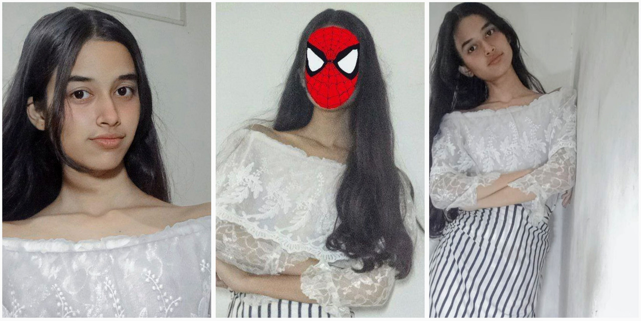 Cute slim indian girlfriend rubbing her pussy
