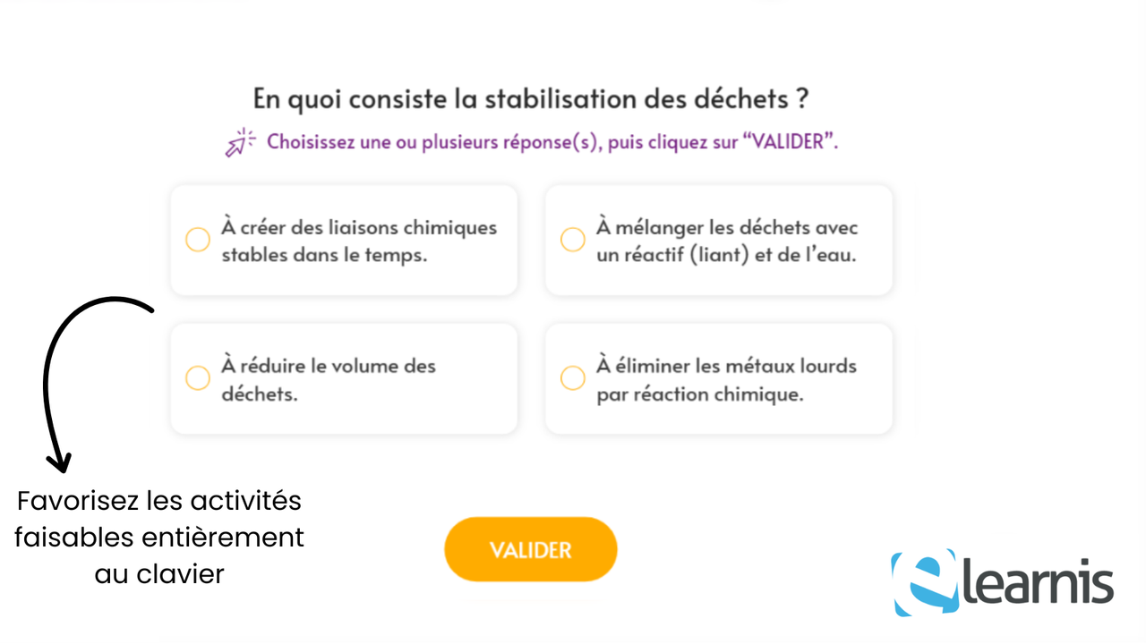 Exemple dactivit accessible
