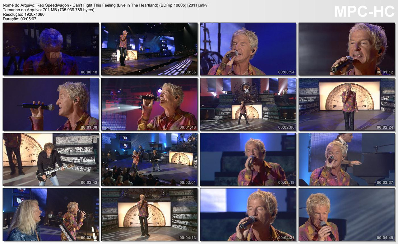 Reo Speedwagon - Can’t Fight This Feeling (Live in The Heartland) (BDRip 1080p) [2011]