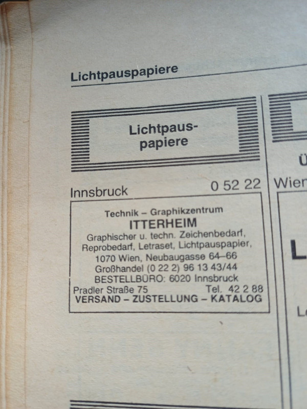 Lichtpauspapier