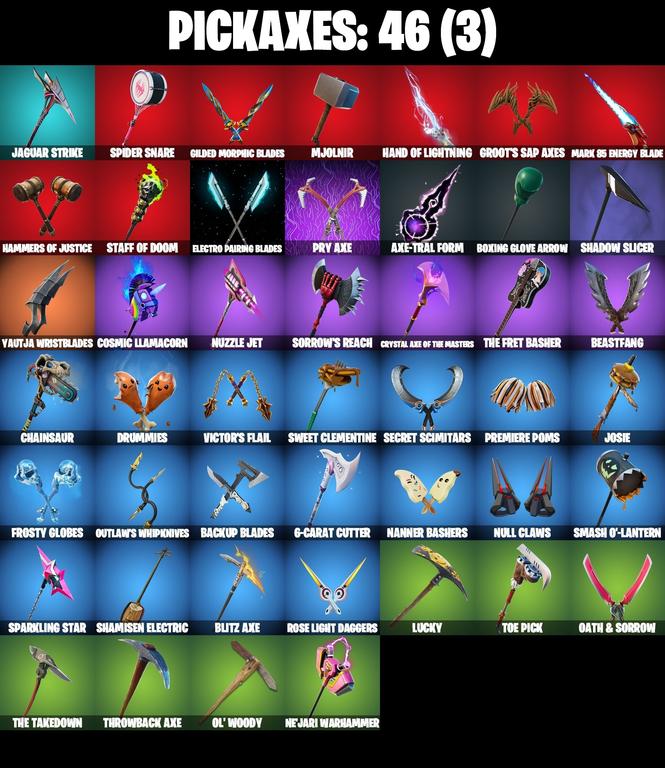 pickaxes comp