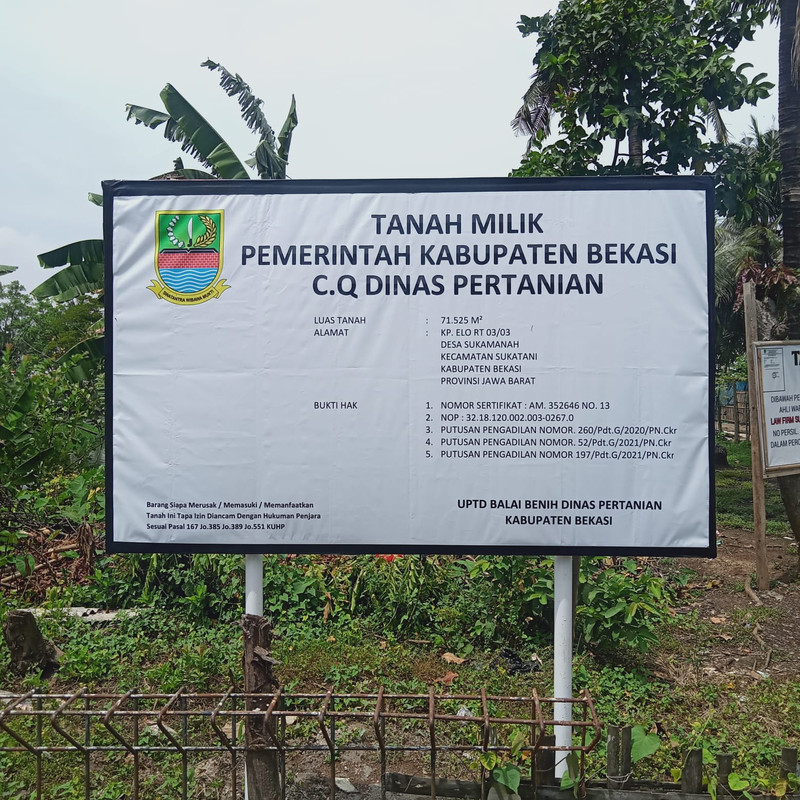 IMG-20211218-WA0006 Bola Panas Sengketa Lahan 7 Hektar Di Desa Sukamanah Kec, Sukatani Bekasi, Siap Di PTUN Kan