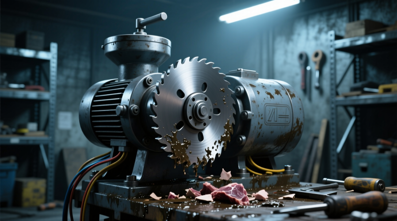 Почему измельчитель не вращает нож