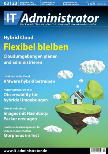 Cover: It-Administrator Magazin No 03 2023