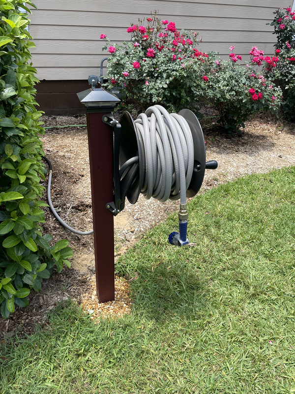 Where to mount my Eley hose reel?