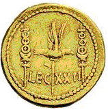 Glosario de monedas romanas. LEGIONES ROMANAS. 34