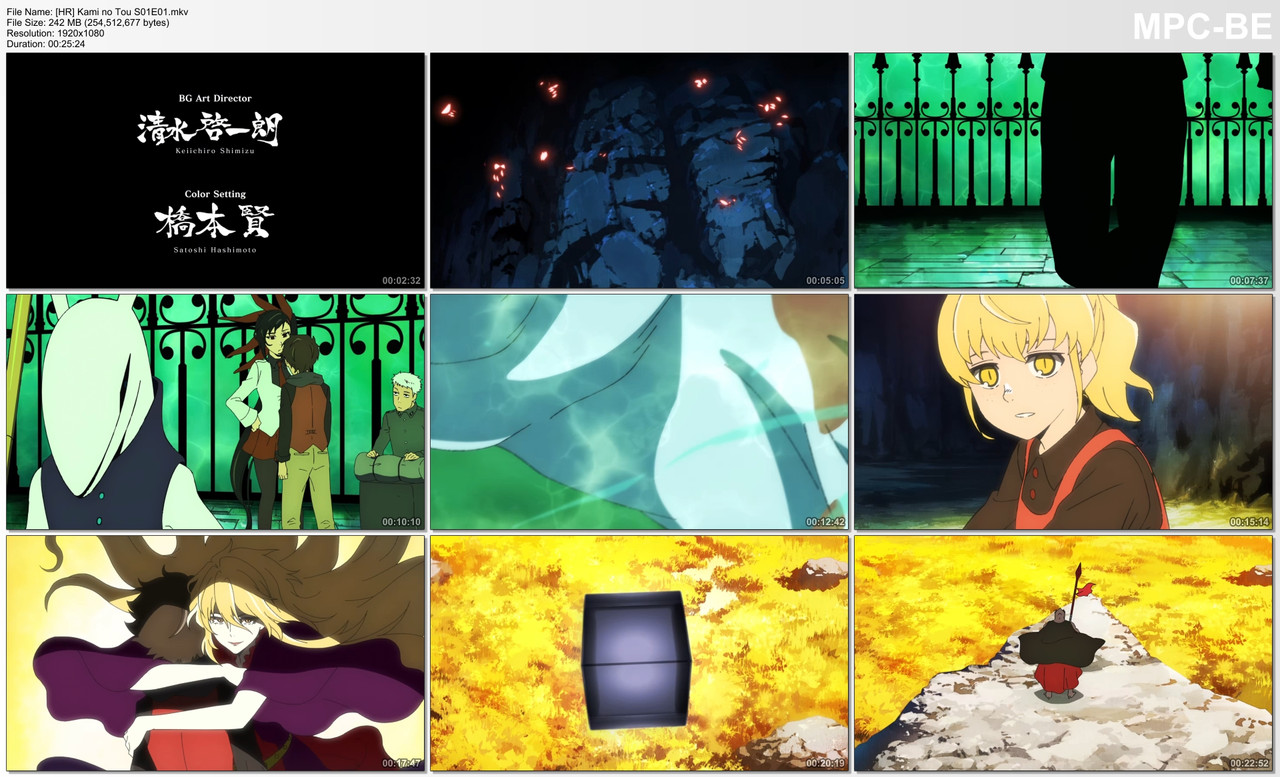 HR Kami no Tou 01 1080p HEVC Multi Subs HR GZ