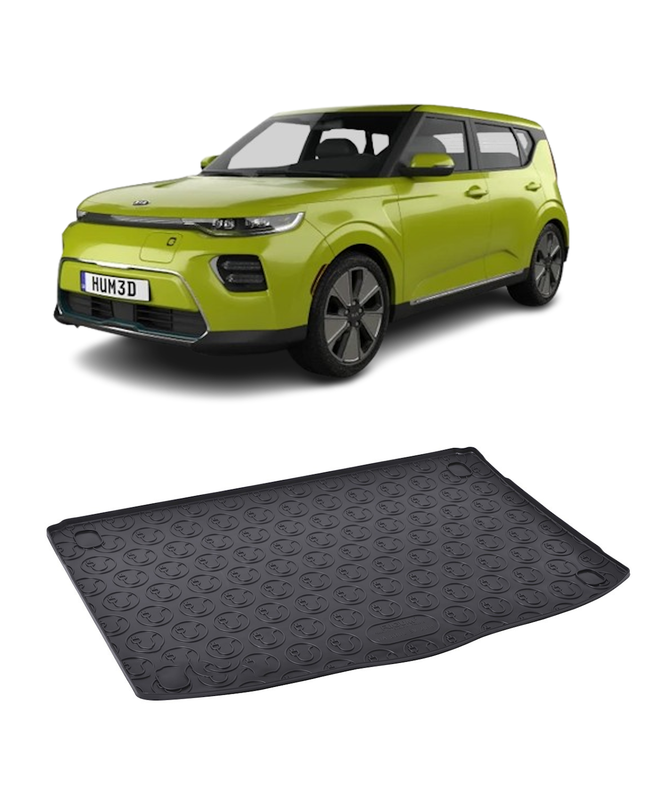 Tavita auto KIA Soul EV 2019-prezent, protectie portbagaj, Cri-Flo, din cauciuc 100%, compatibil cu autoturismul KIA Soul EV