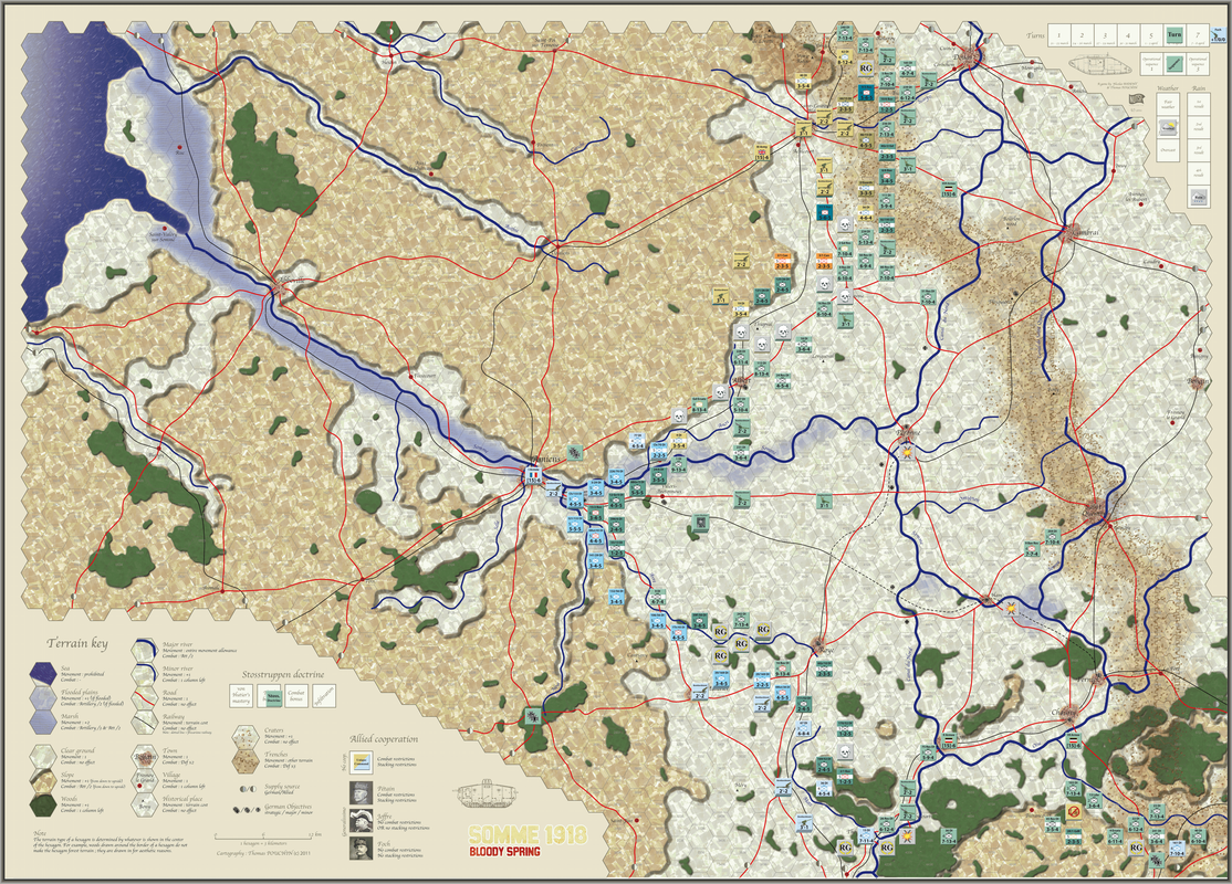 Somme 1918Map