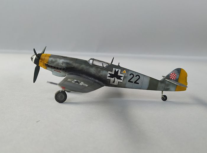 Bf-109G 2.Lj, Hasegawa i Revell 1/72 IMG-20200924-124529