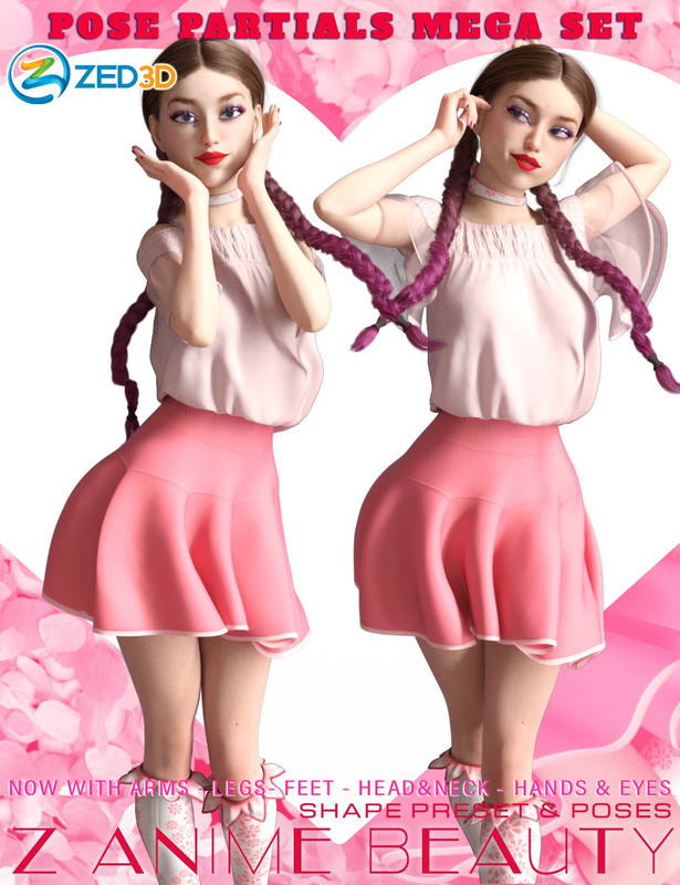 Z Anime Beauty Shape and Pose Mega Set Z Anime Beauty Shape and Pose Mega Set