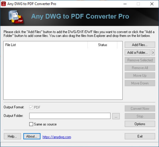 Any DWG to PDF Converter Pro 2023.0