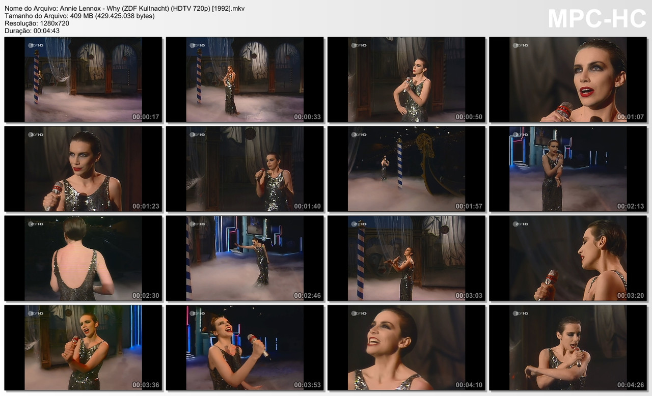 Annie Lennox - Why (ZDF Kultnacht) (HDTV 720p) [1992]