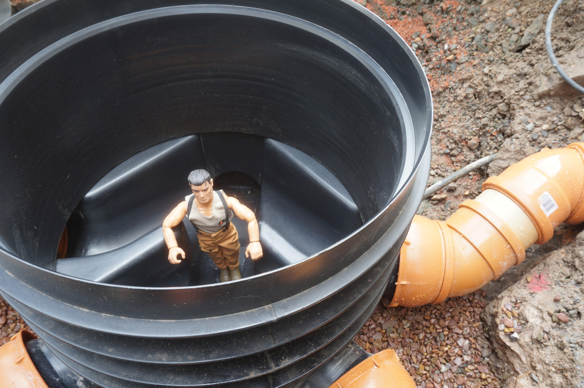 Action Man checking out the underground drainage system. 2-B7-B1118-83-F7-489-A-BD83-098594-A9-F352