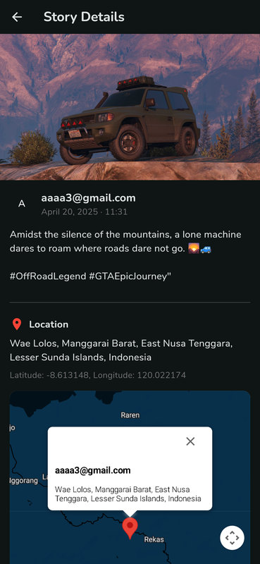 Detail Screen (Dark)