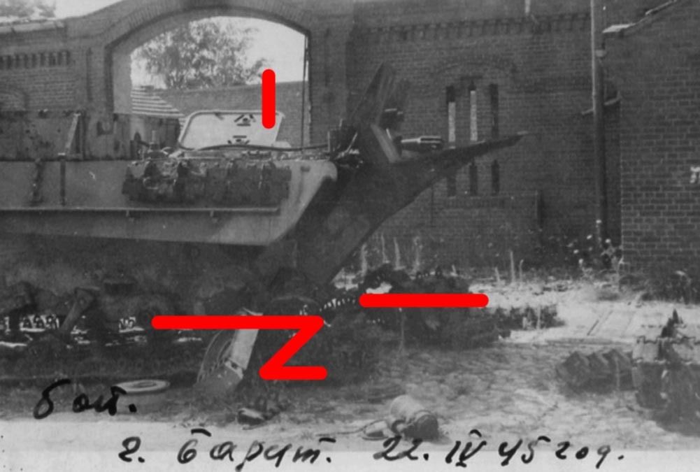 Bergepanther of Kampfgruppe Käther. Berlin 1945