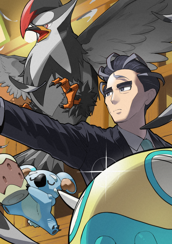 larry-staraptor-komala-and-dudunsparce-p