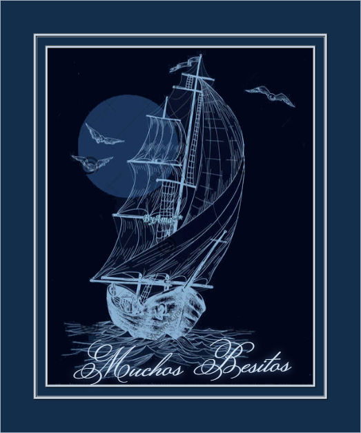 Dibujo de Barco  Besitos