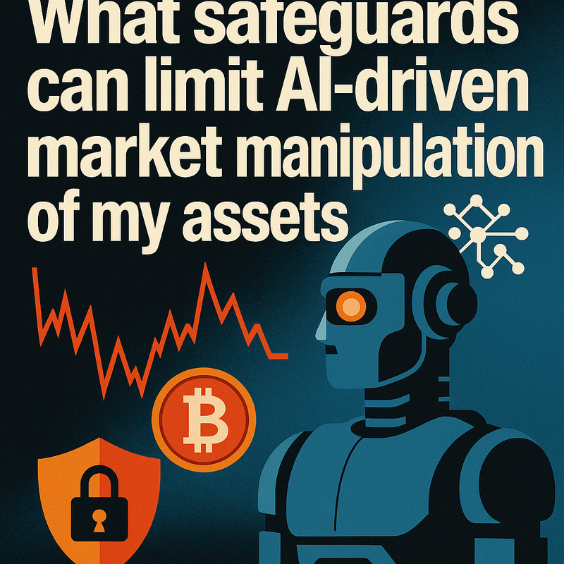 What safeguards can limit AI-driven market manipulation of my assets