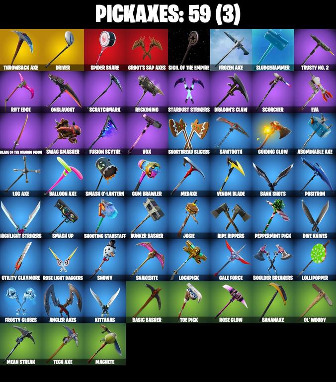 pickaxes comp