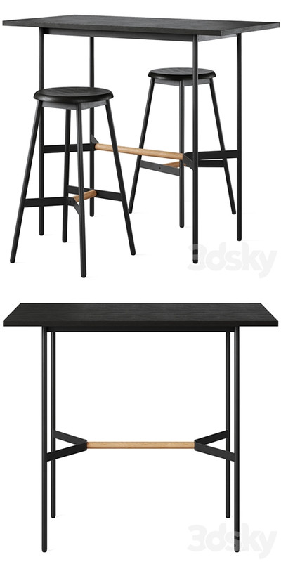 Bar table and chair Brent by divan.ru