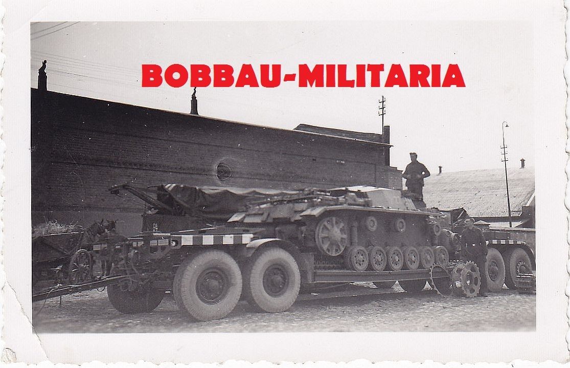 Sturmgeschütz STUG III Tieflader Sonderanhänger 