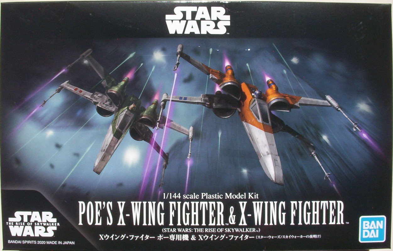 Bandai 144 Poe's X-Wing Fighter & X-Wing Fighter (TROS)
