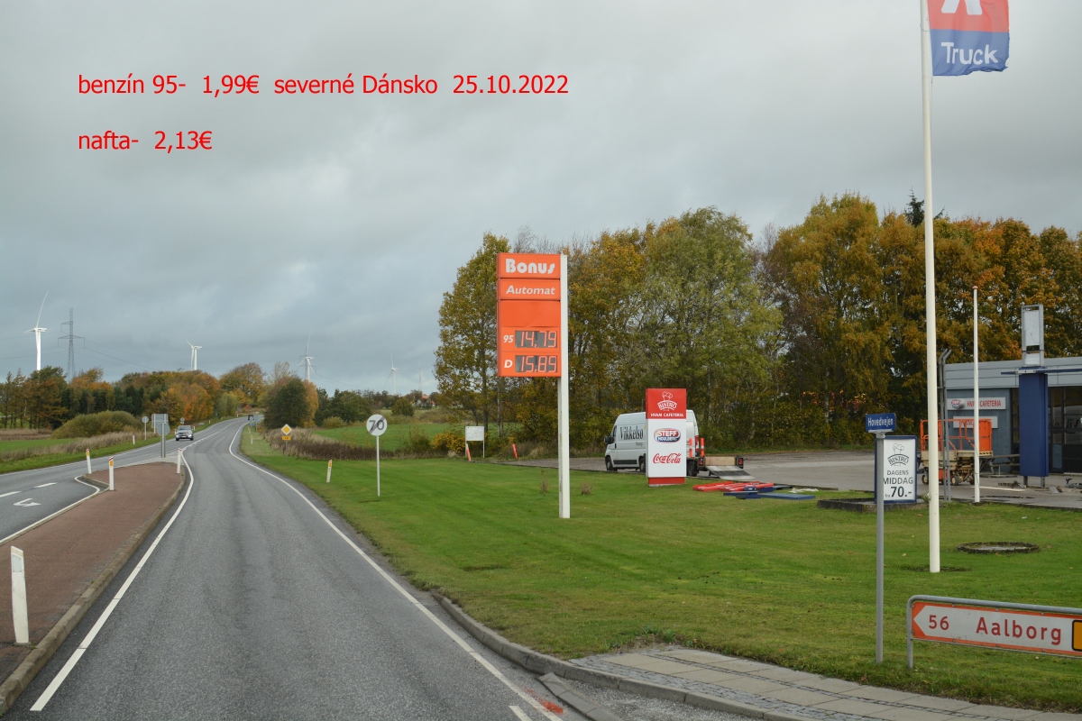 ceny palív 1 Dánsko 1