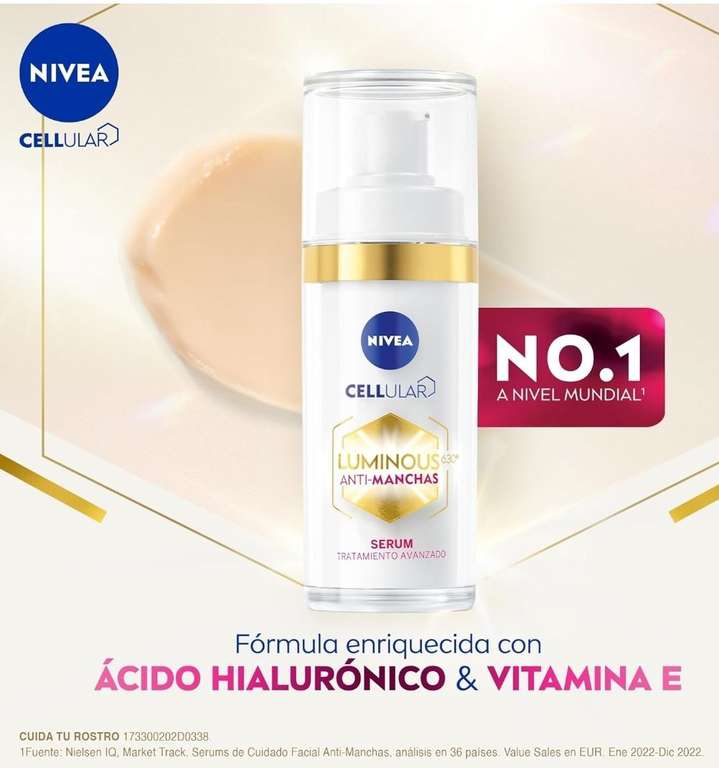 Amazon | nivea antimanchas sérum fácil $216 con planea y ahorra 
