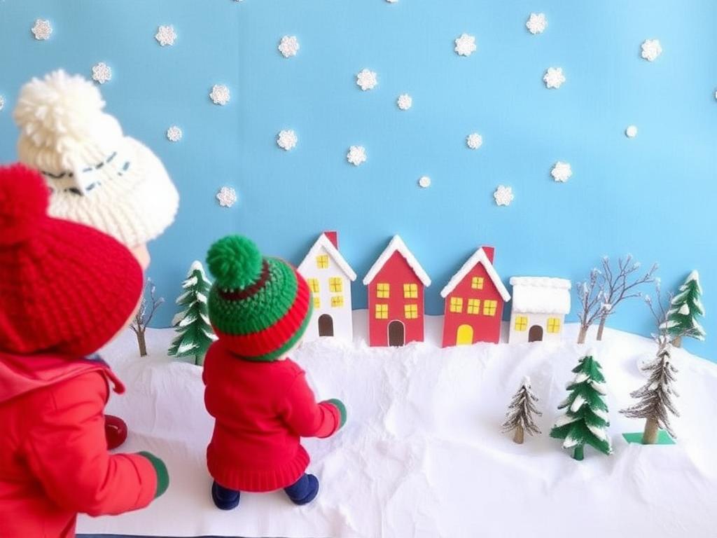 How Can I Create the Snowy Winter Town Craft