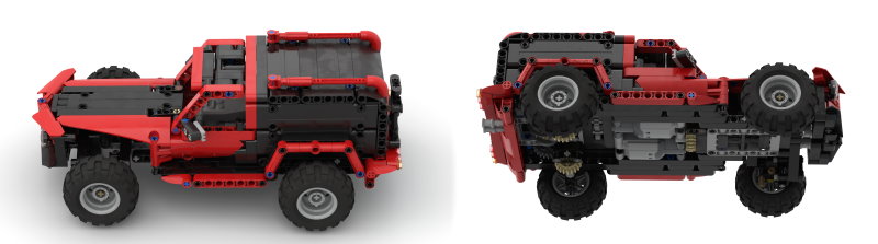 "Red Arrow SUV" MOC- Building Instructions | Belle-Ve Bricks | LEGO MOCS / Custom MOCs Galeria 05