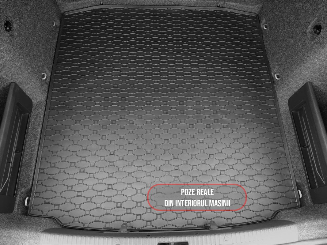 Tavita auto SKODA Octavia III Sedan 2013-2020, protectie portbagaj, Cri-Flo, din cauciuc 100%, compatibil cu autoturismul SKODA Octavia III