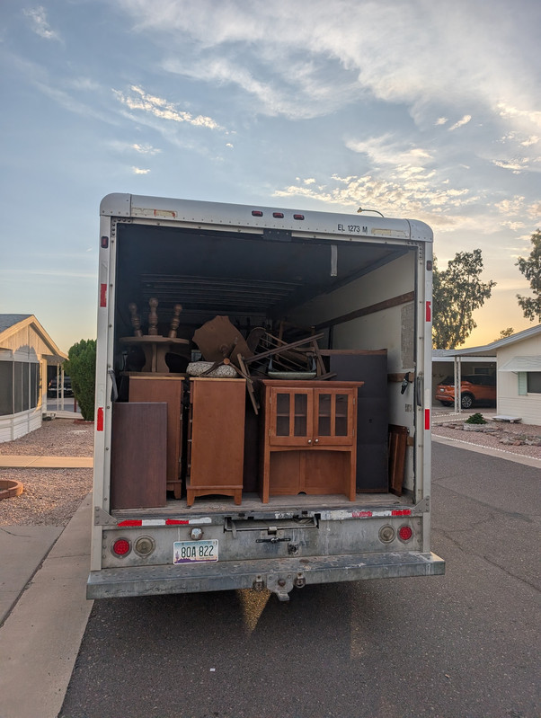 Multiple room and furniture cleanout service