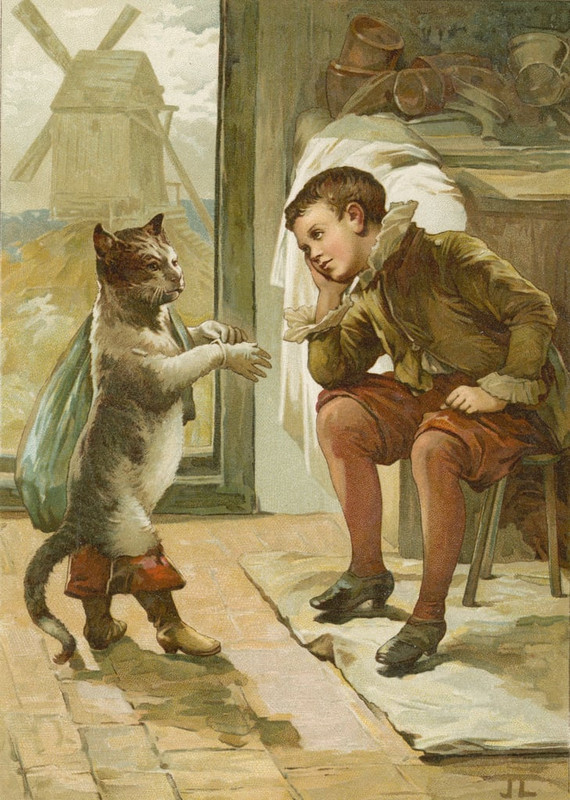 John Lawson - Puss-in-Boots (chromolitho) - (MeisterDrucke-125240)