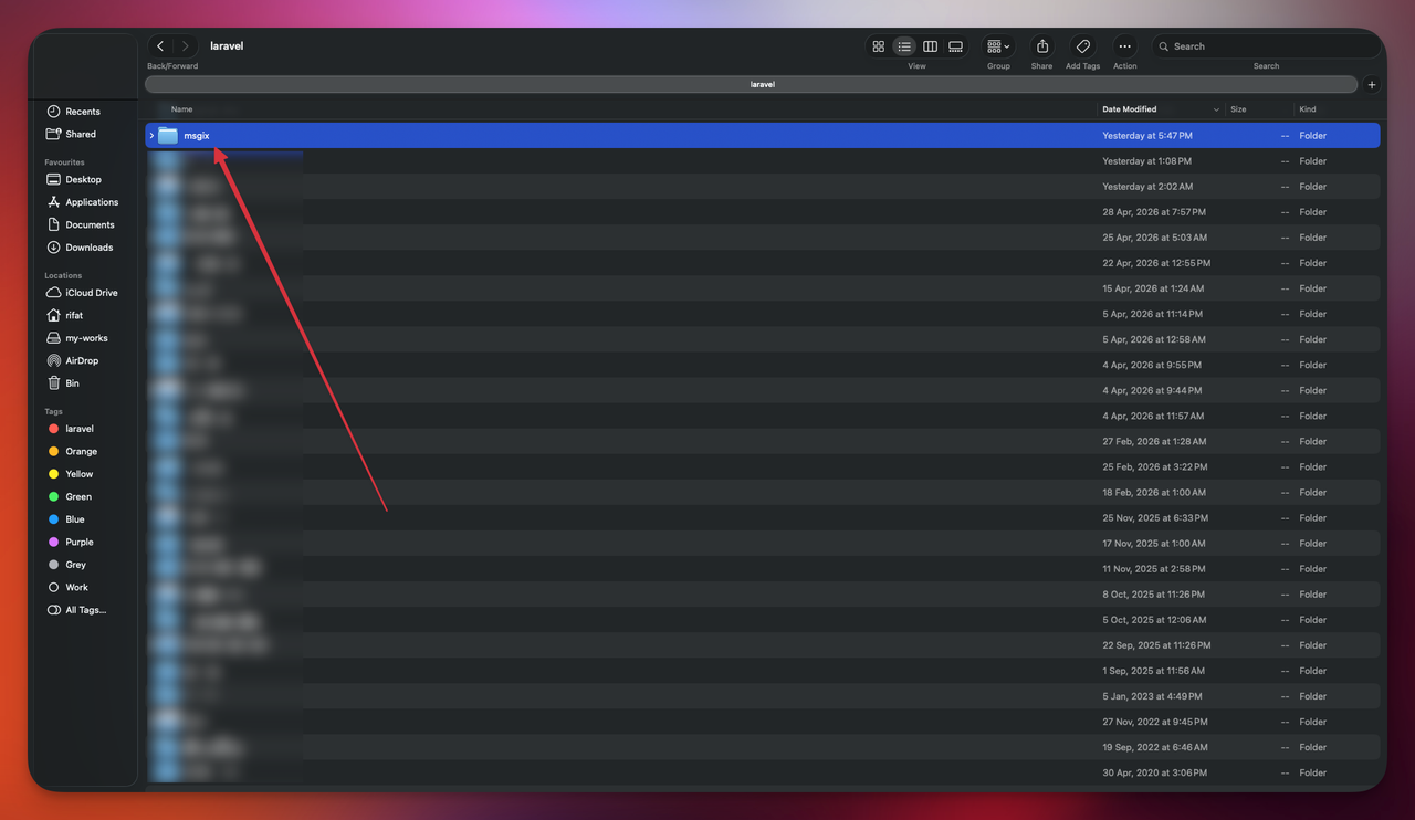 Folder Example