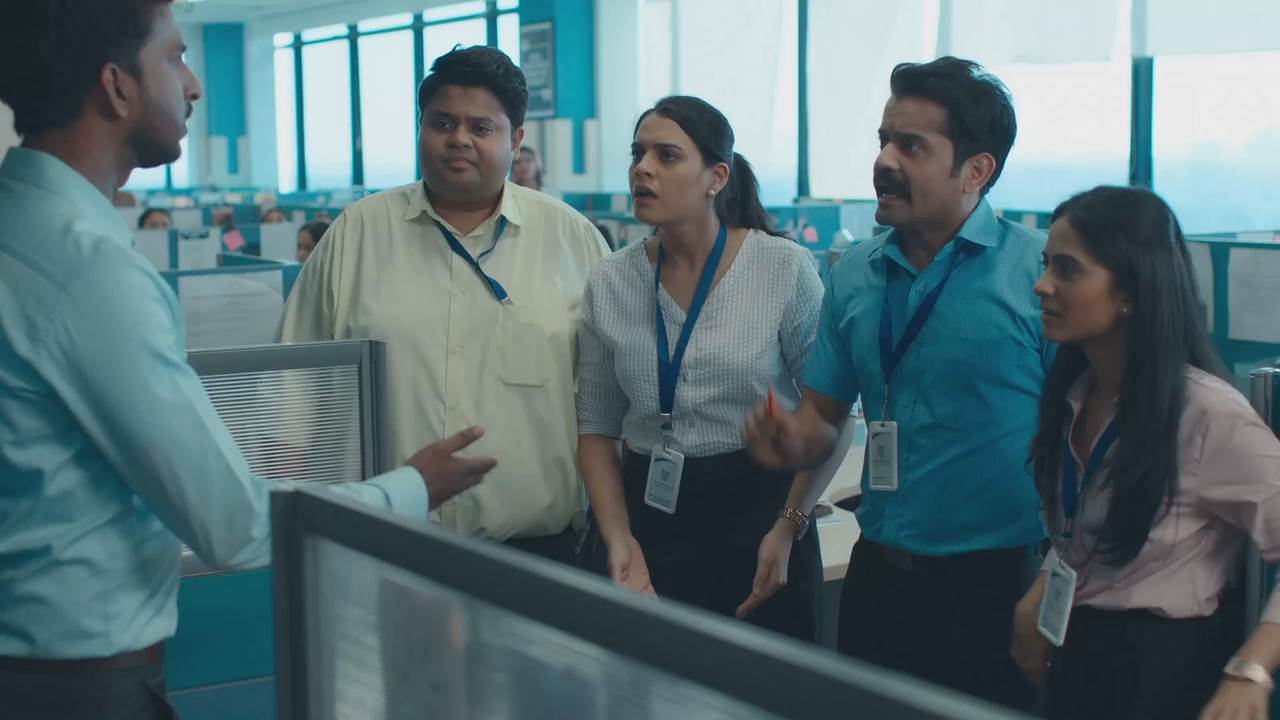Cubicles (2024) Season 3 [Hindi + Tamil + Telugu + Malayalam + Kannada] WebRip 480p, 720p ESub - Complete Screenshot