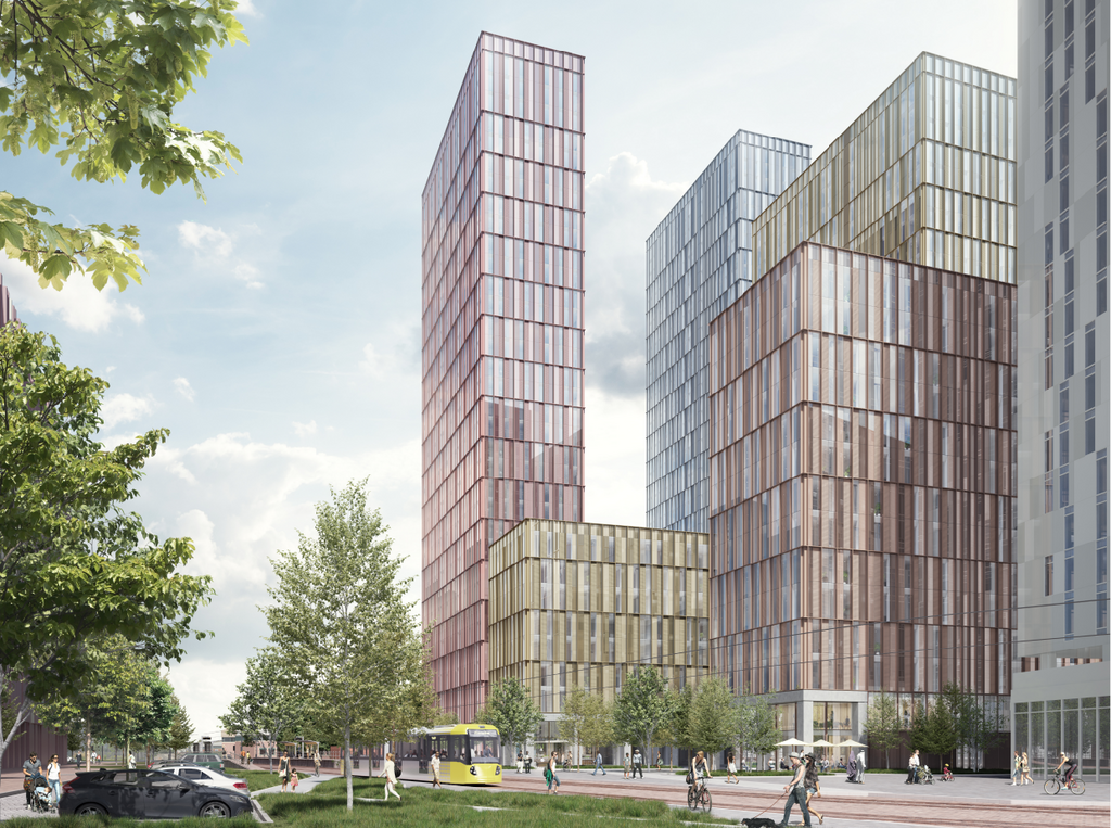 X1 Michigan Towers Michigan Avenue Salford Quays 127/109/97/44/35