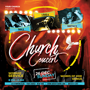 Church Flyer Template - PSD - 10