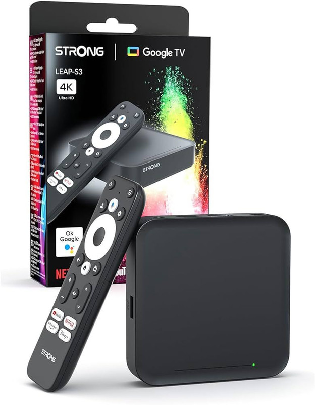 Strong Leap S3 – Google TV Box 4K (Dolby Vision & Atmos)