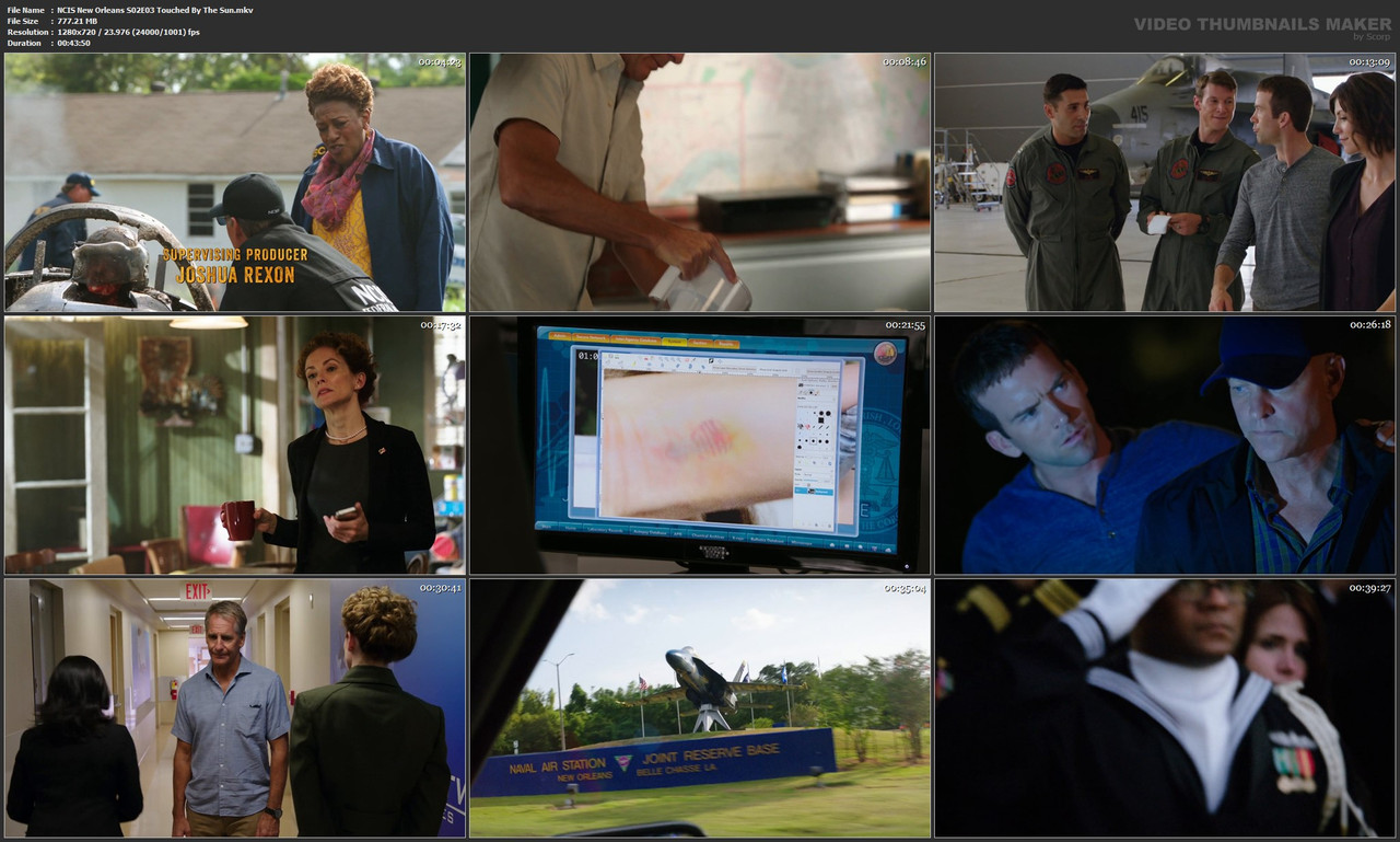 NCIS New Orleans S02E03 Touched By The Sun.mkv